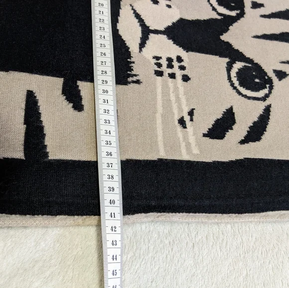 Topshop Cat Blanket Scarf/Wrap - Picture 4 of 5
